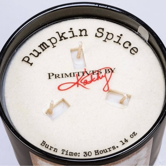 *Orange Pumpkin Jar Candle 14 oz Pumpkin Spice Scent - Picture 16 of 17